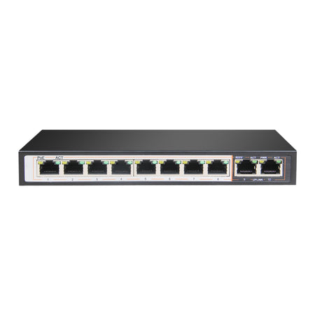 D-Link 8GE PoE+ 2GE Uplink 250m PoE Switch DGS-F1010P-SE