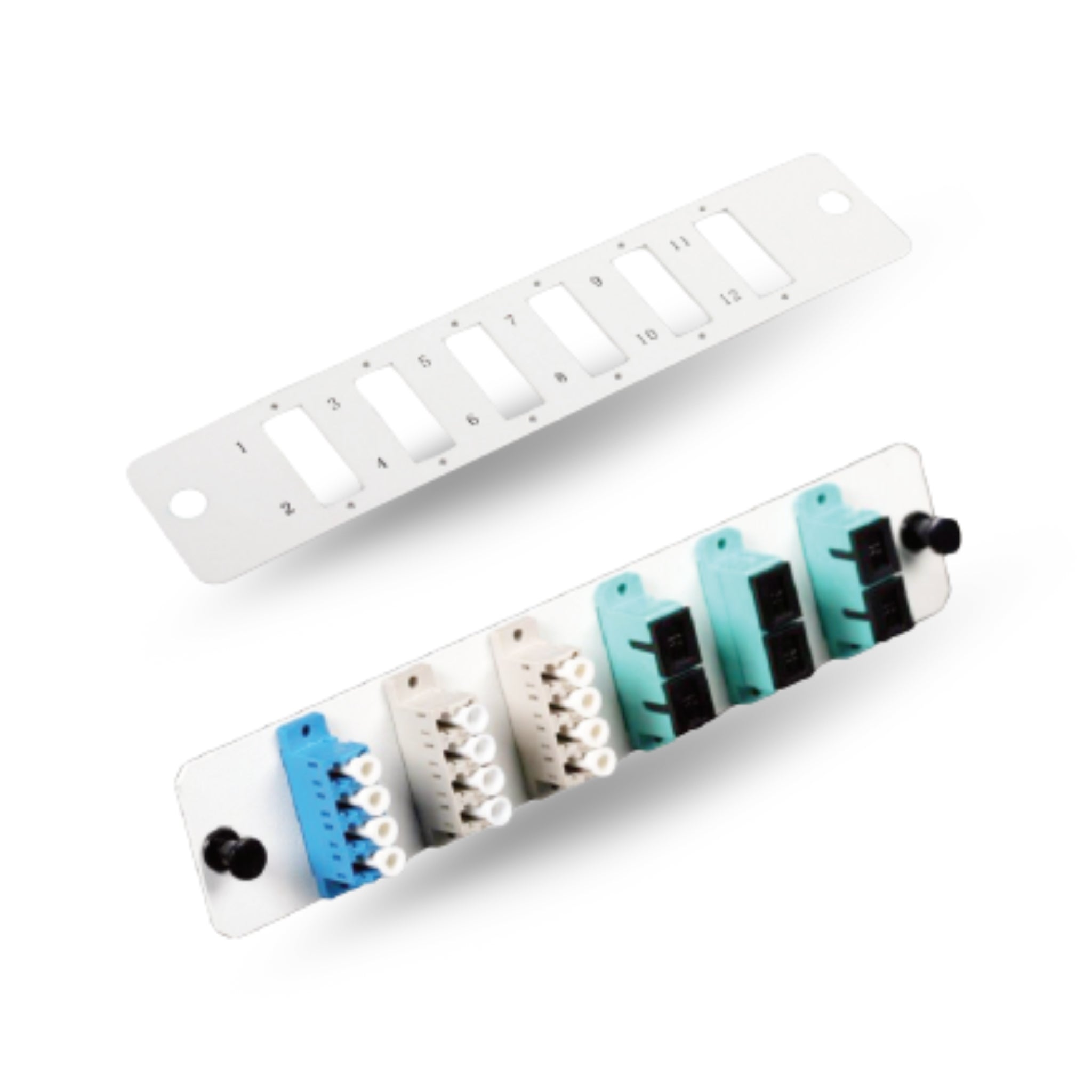 D-Link 12 Port ST Adapter Plate Simplex (NPL-FXXST-12)