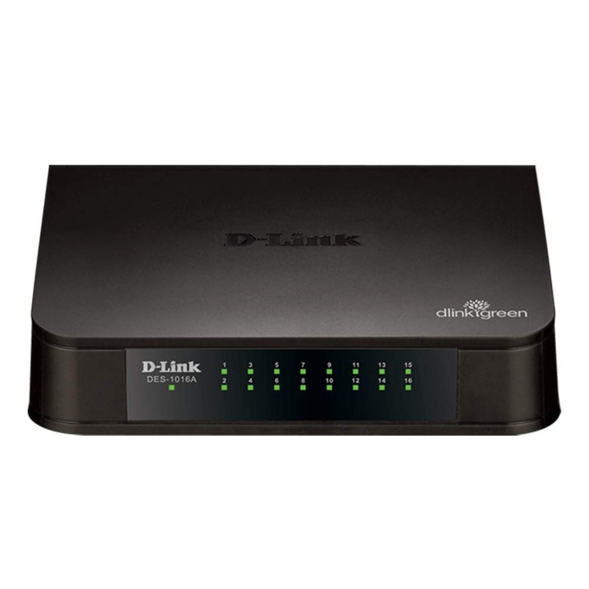 D-Link 16-Port 10/100 Mbps Unmanaged Desktop Switch (DES-1016A)