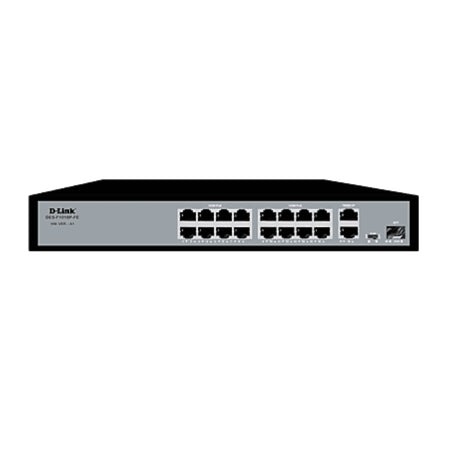  PoE Switch- DES-F1018P-FE