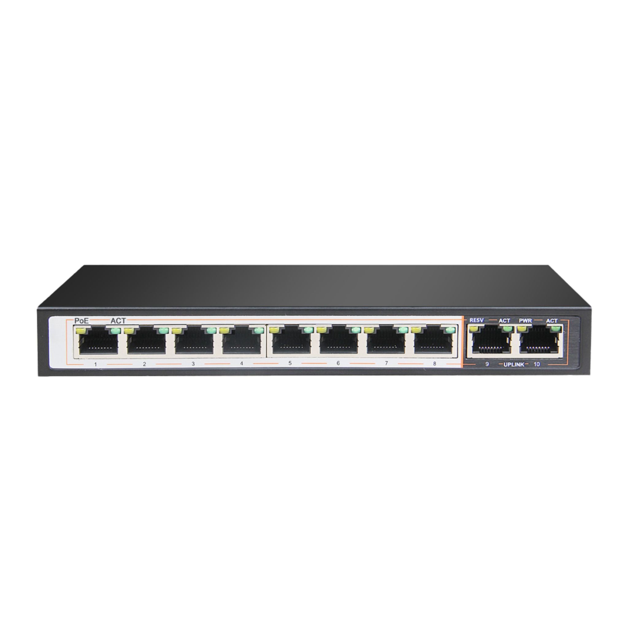 D-Link 8GE PoE+ 2GE Uplink 250m PoE Switch DGS-F1010P-E