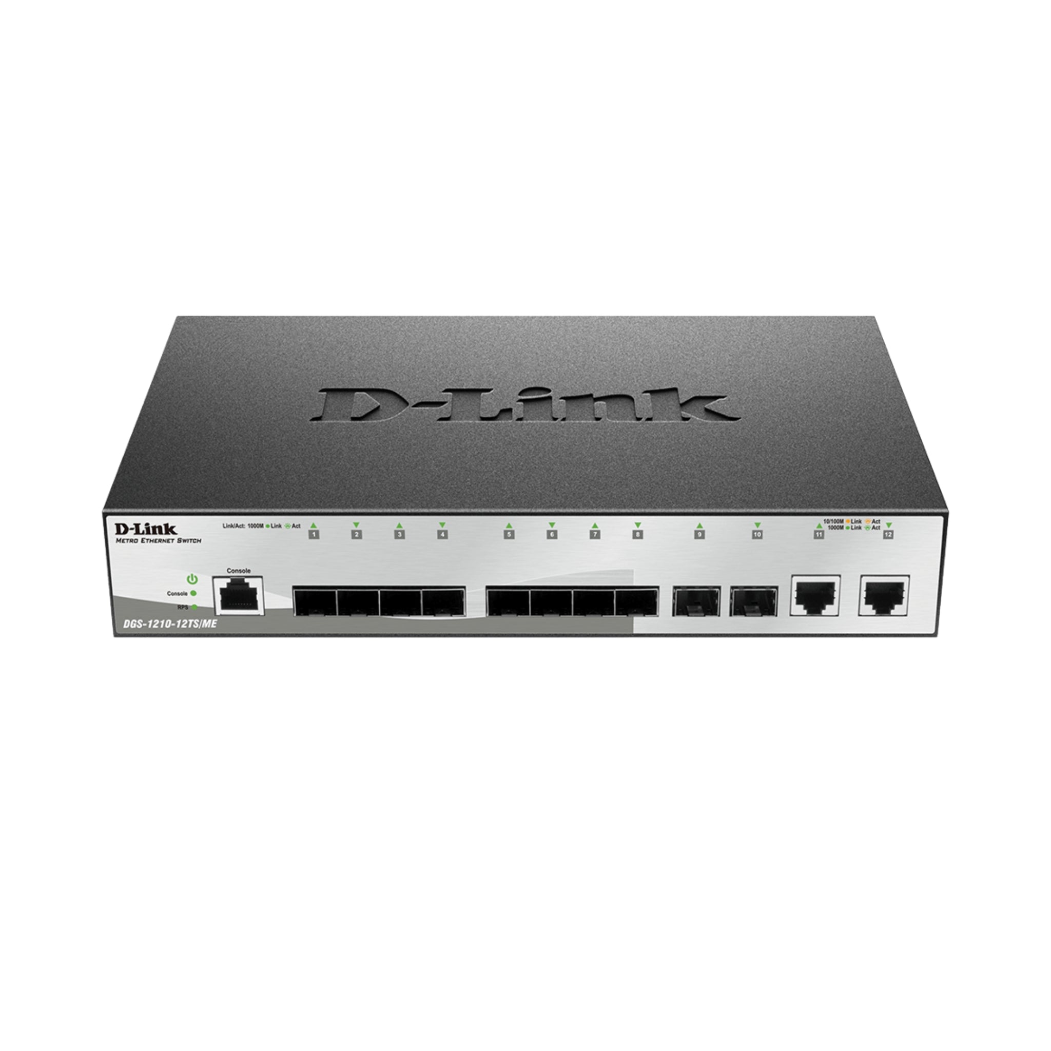 DGS-1210-12TS/ME 12-Port Gigabit Fiber Metro Ethernet Switch