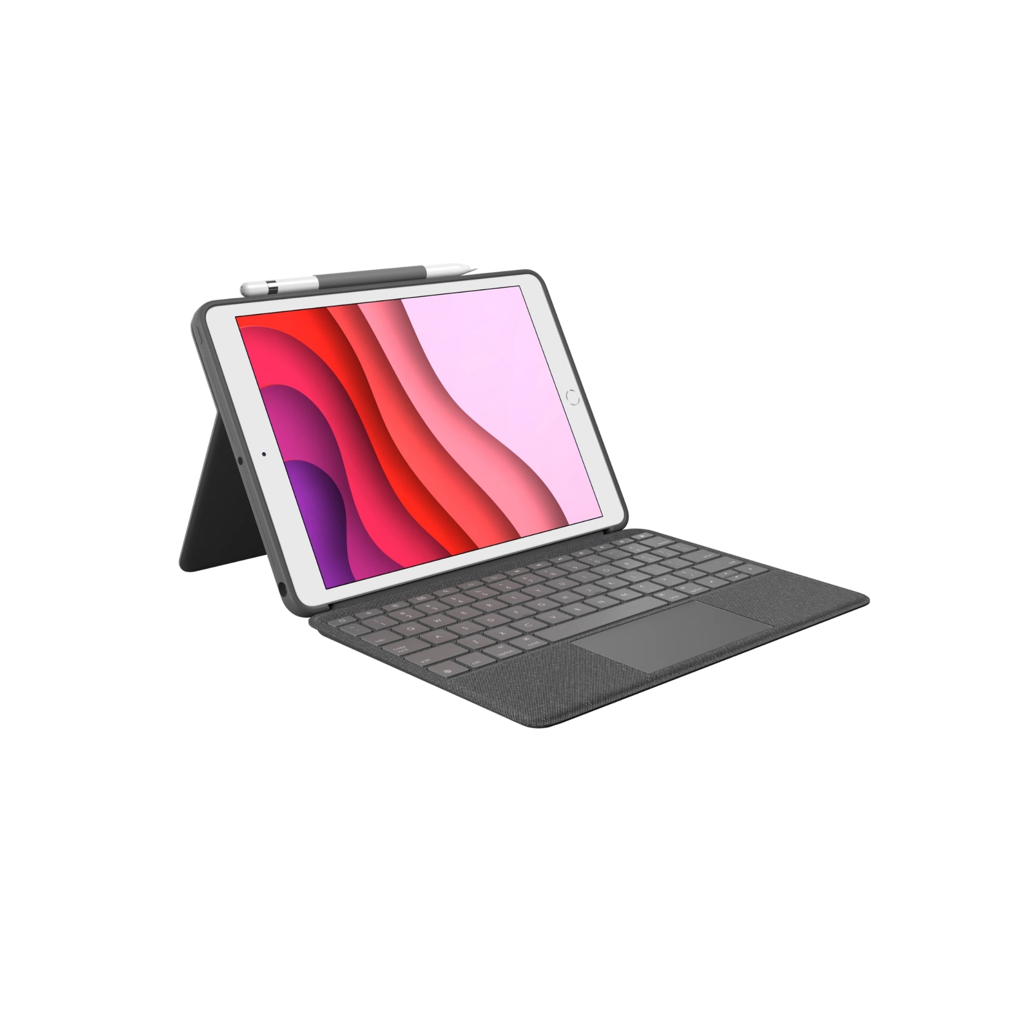 Logitech Combo Touch for iPAD Backlit detachable keyboard case with trackpad for iPad