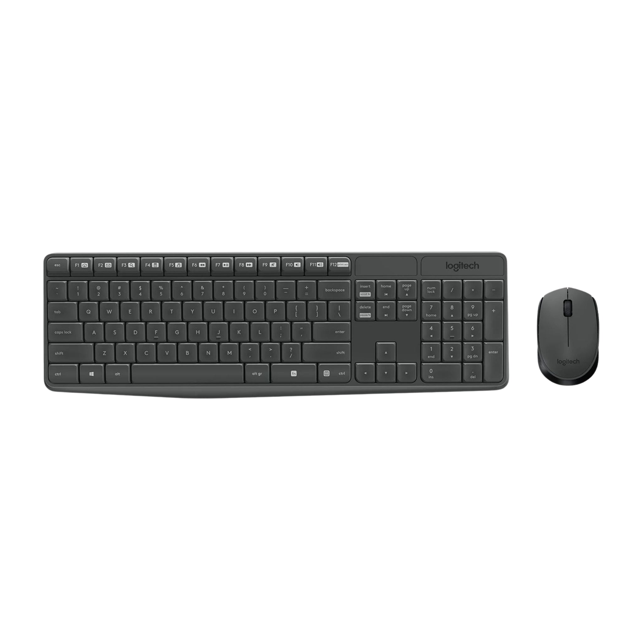 Logitech MK235 Wireless Keyboard and Mouse Combo – Black