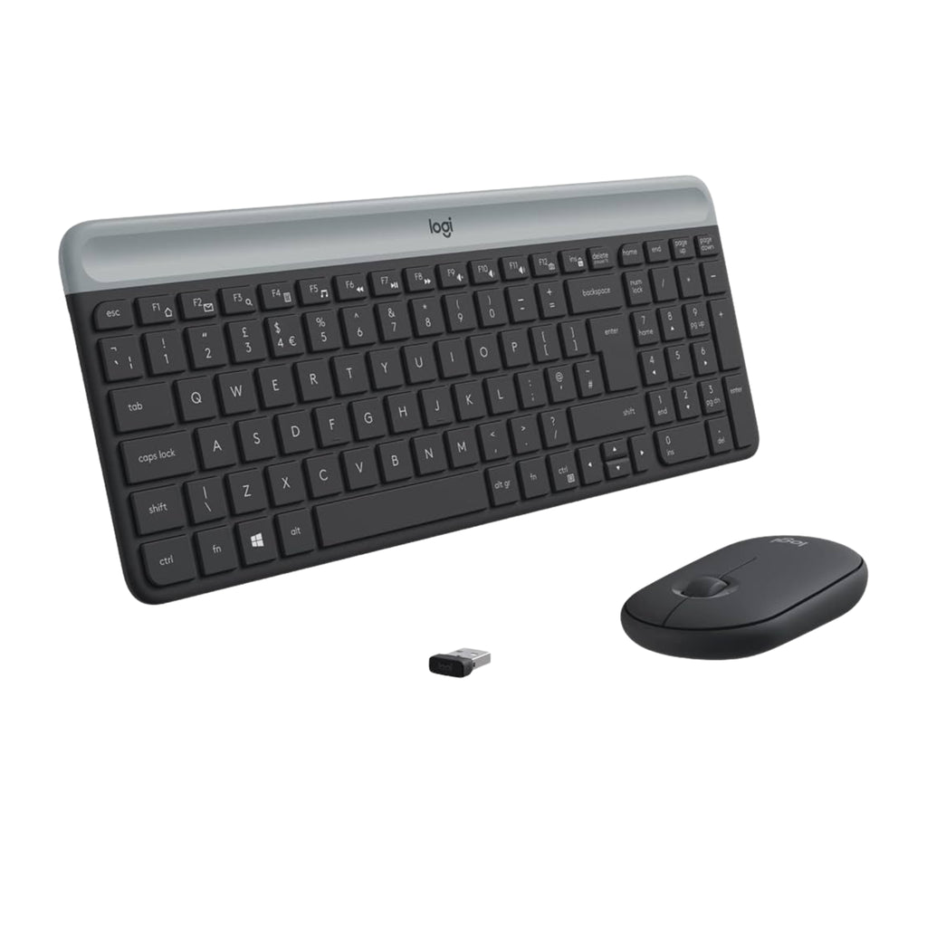 Logitech MK470 Slim Wireless Keyboard and Mouse Combo –graphite