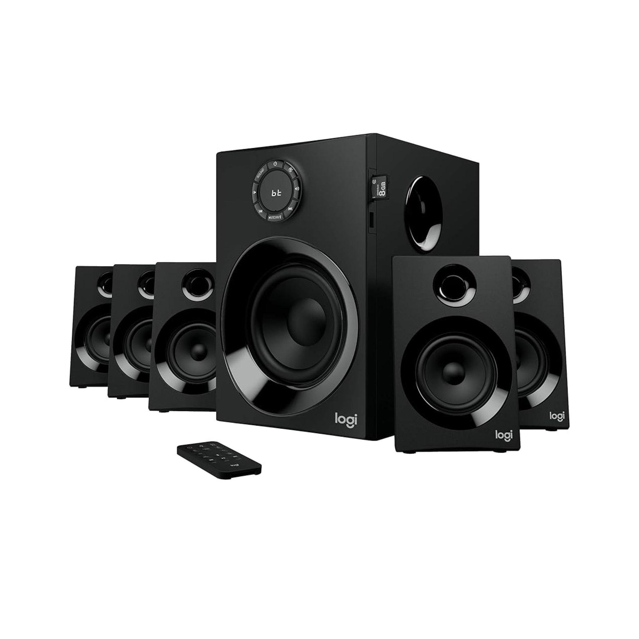Logitech Z607 160 Watt 5.1 Channel Wireless Bluetooth Surround Sound Speaker (Black)