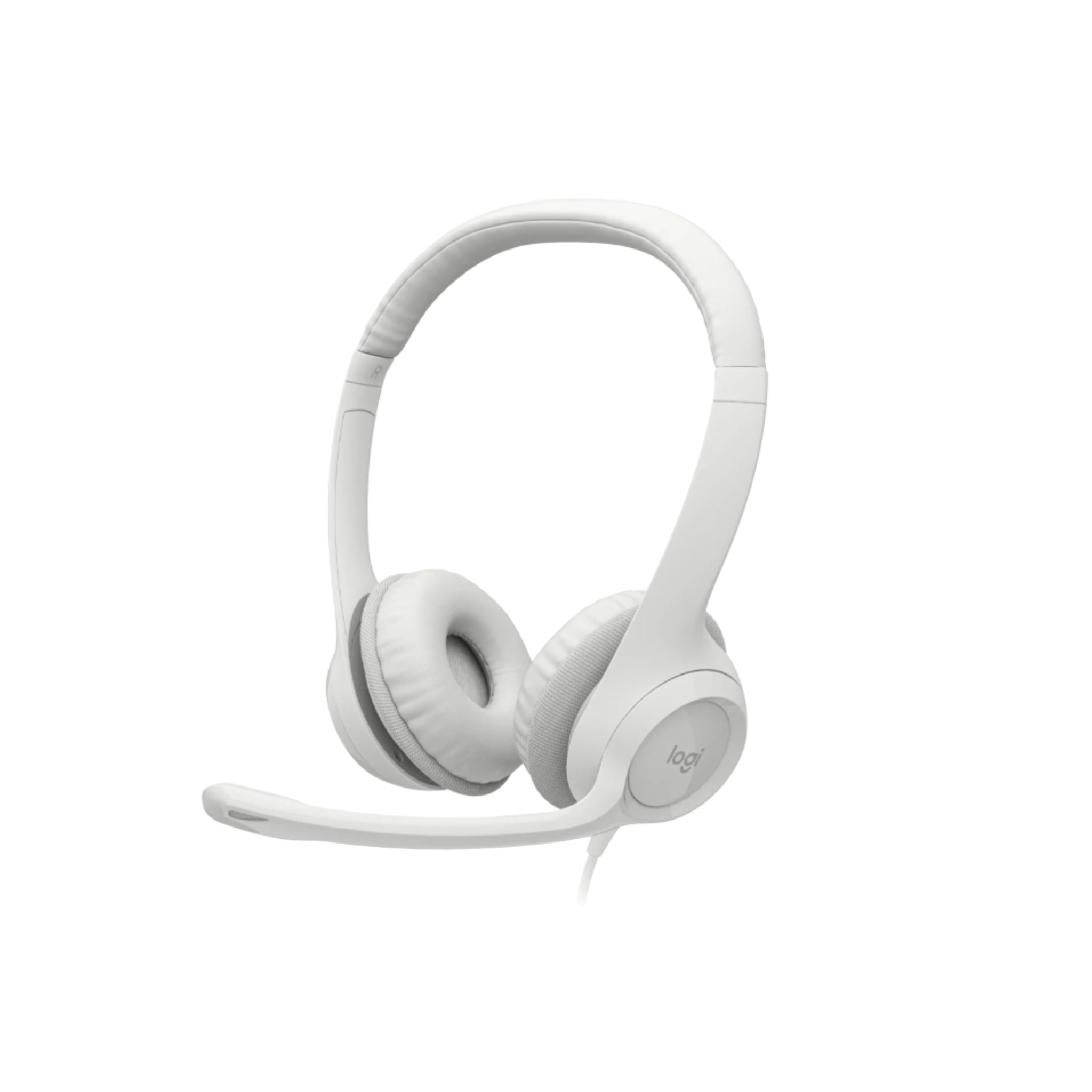 Logitech H390 USB Computer Headset Off-White