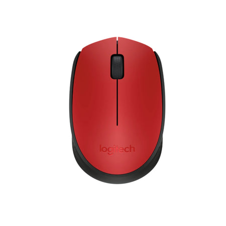 Logitech M171 Wireless Mouse Red-Black