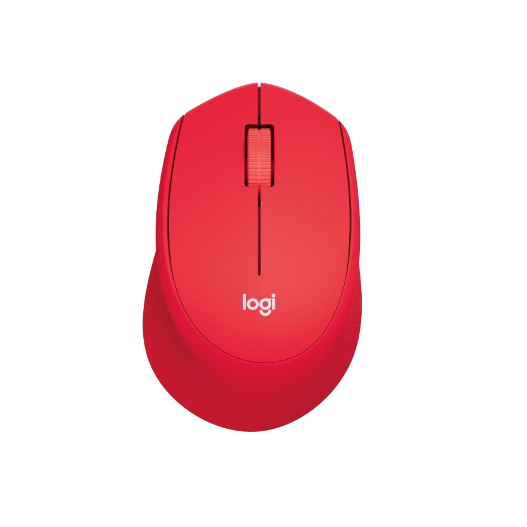 Logitech M331 SILENT PLUS Mouse Red