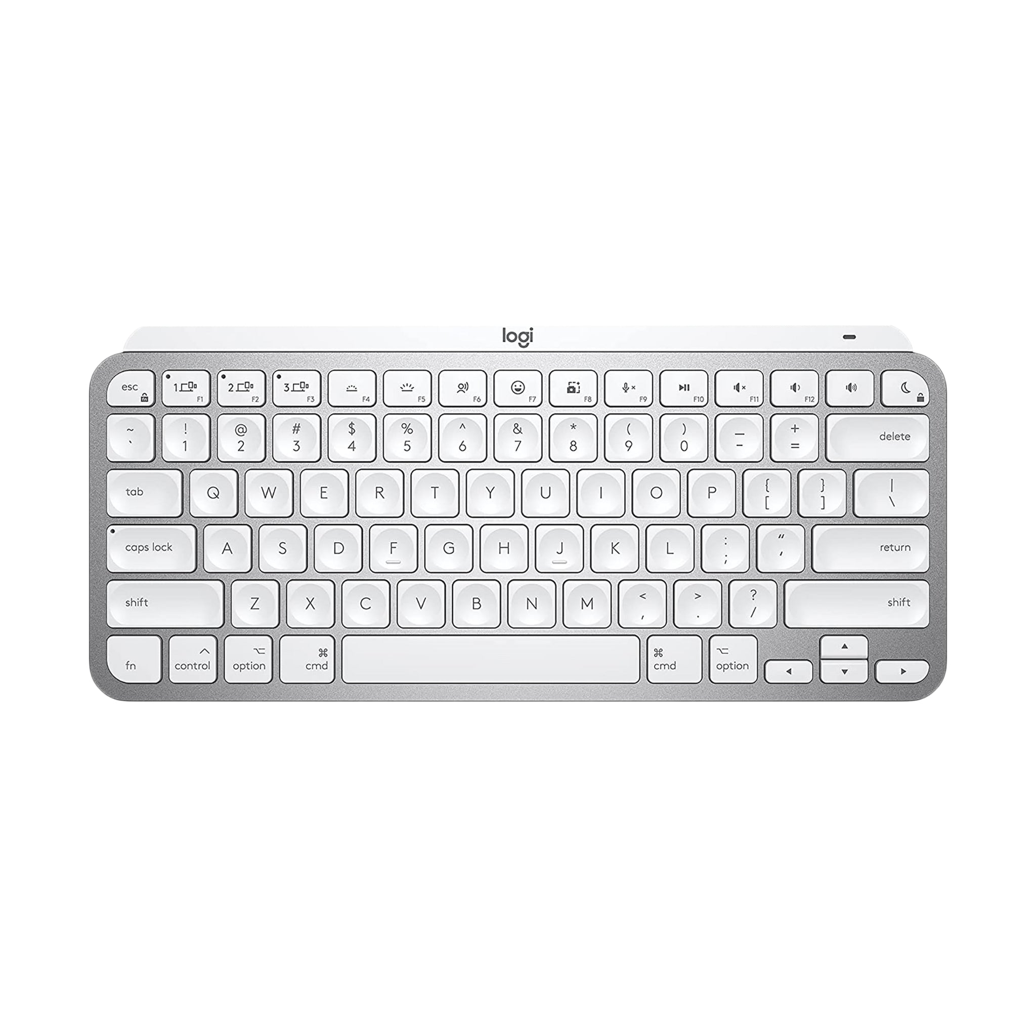 Logitech MX Keys Mini Wireless Illuminated Keyboard white