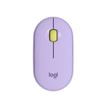 Logitech Pebble M350 Mouse Lavender Lemonade