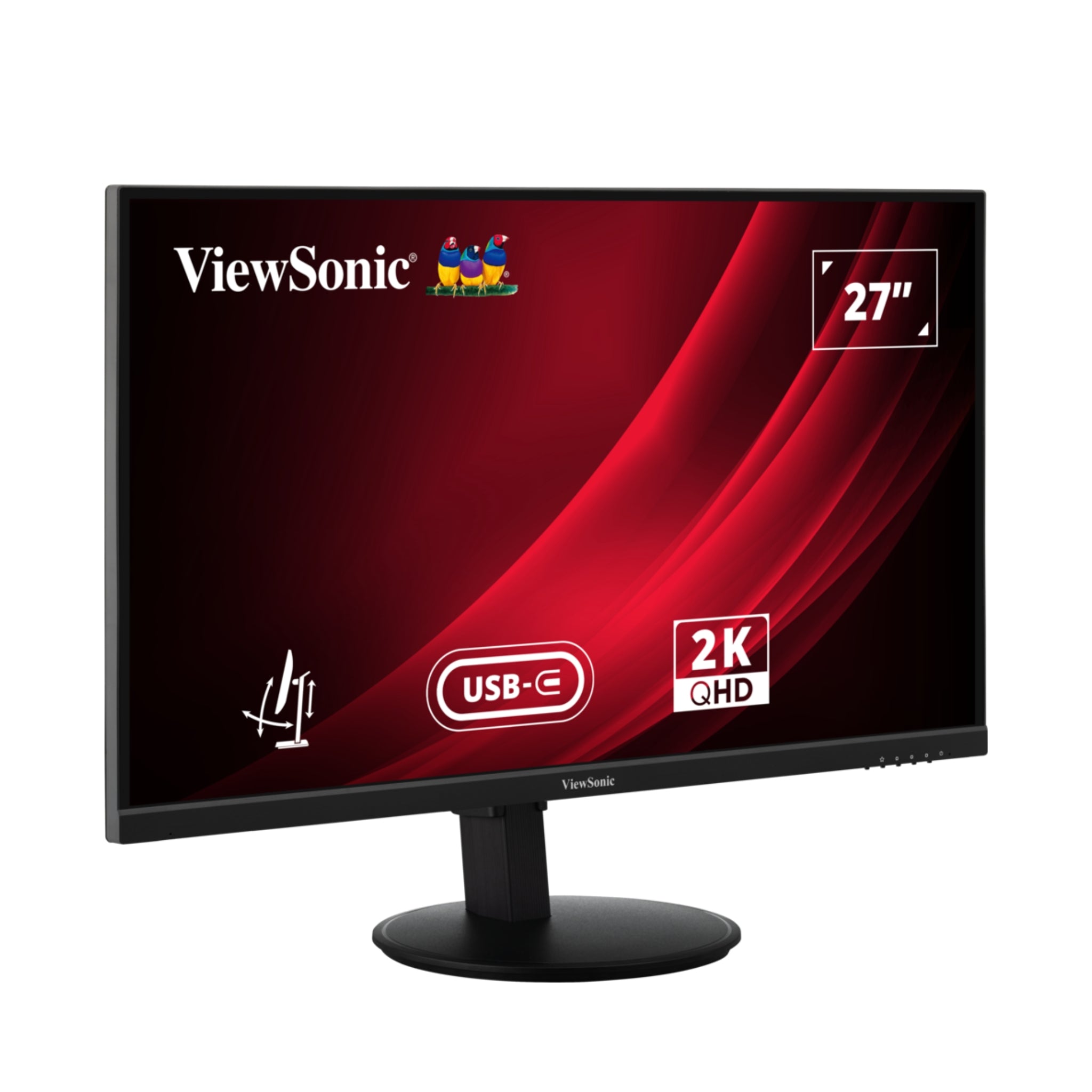 ViewSonic VG2709-2K-MHDU-2 27” QHD 100Hz USB-C Monitor with Dual Speakers